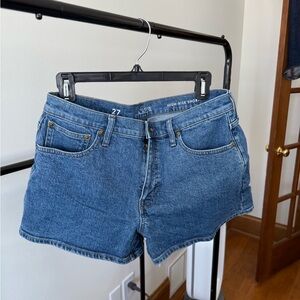 J. Crew Women's Classic Blue Jean Shorts